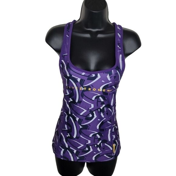 Nike Dri-FIT Livestrong workout athletic tank top xs - Picture 1 of 7